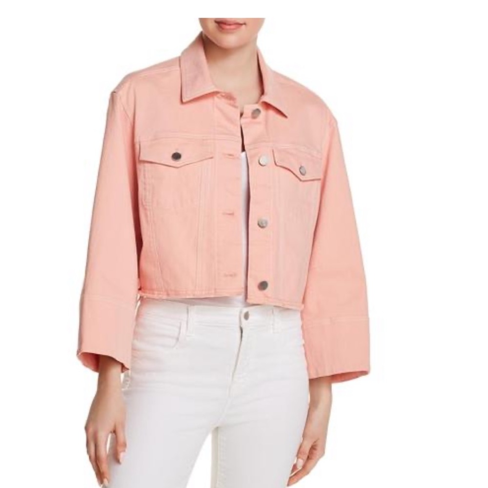 Elizabeth & James pink jean jacket